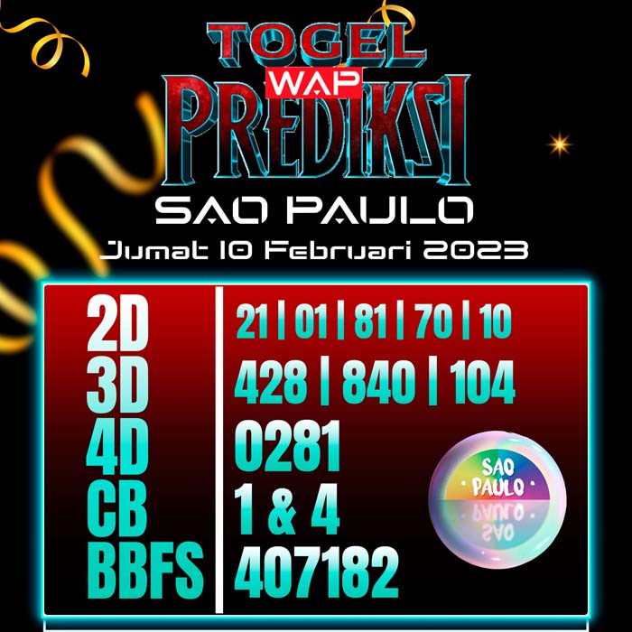 PREDIKSI TOGEL SAO PAULO