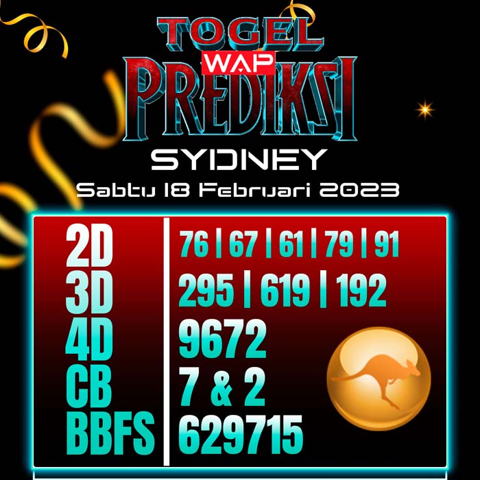 PREDIKSI TOGEL SYDNEY