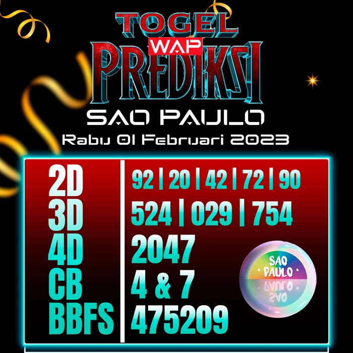 PREDIKSI TOGEL SAO PAULO
