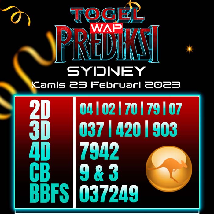 PREDIKSI TOGEL SYDNEY