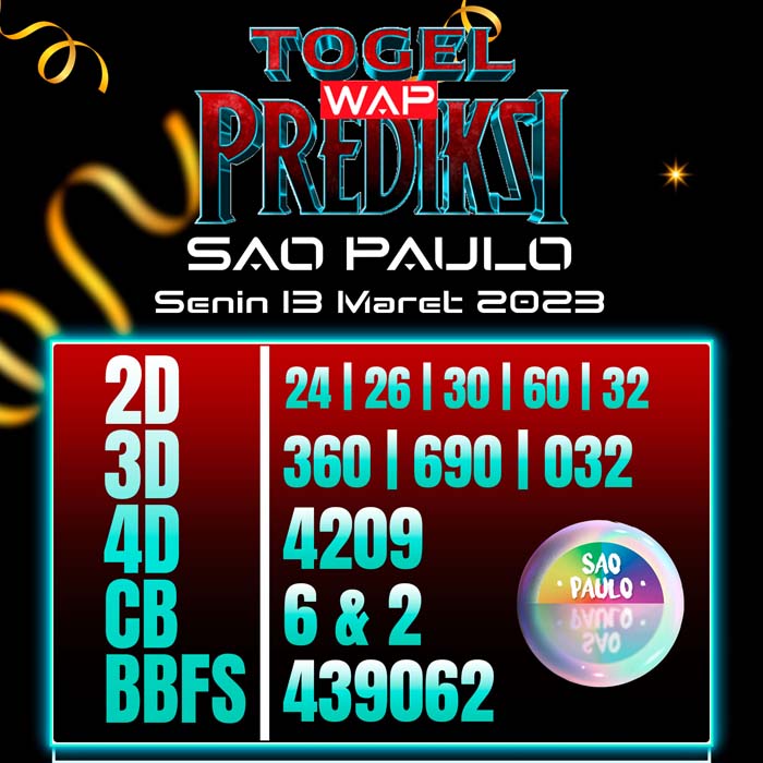 PREDIKSI TOGEL SAO PAULO