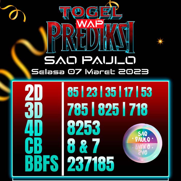 PREDIKSI TOGEL SAO PAULO