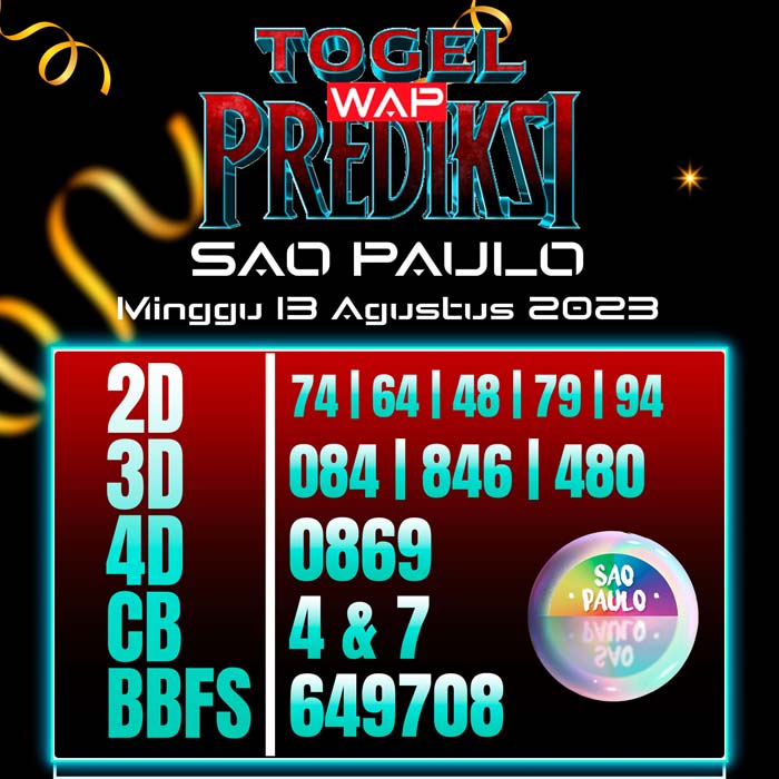 PREDIKSI TOGEL SAO PAULO