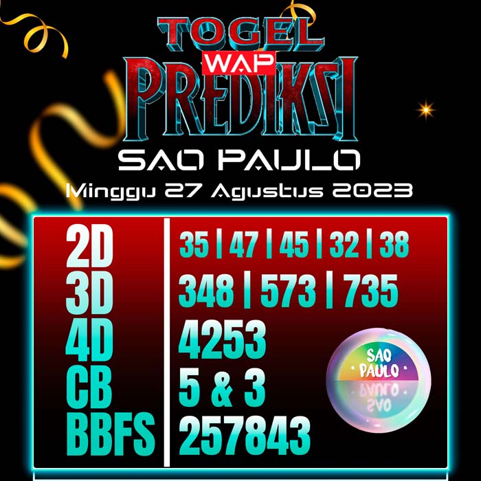 PREDIKSI TOGEL SAO PAULO